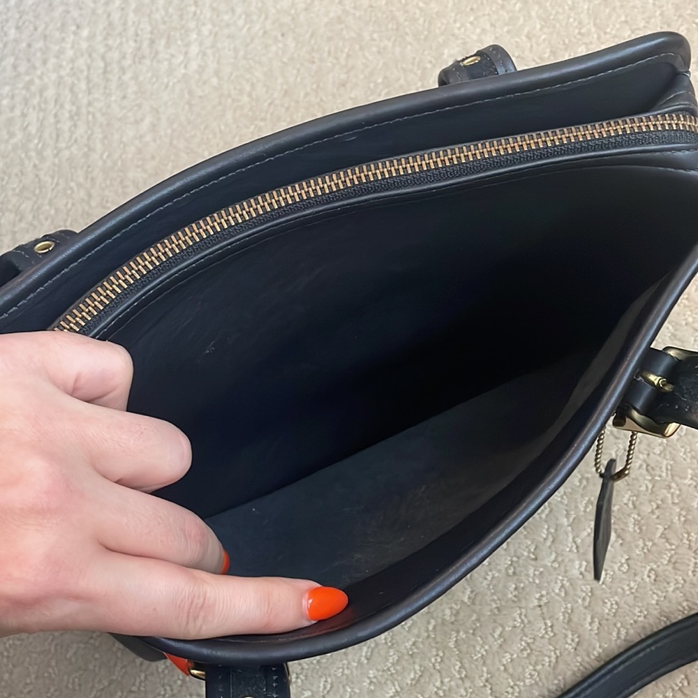 Vintage Coach leather tote - Picture 4 of 6